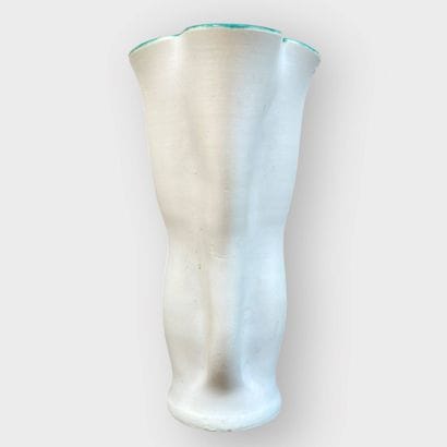 ELCHINGER
Large four-lobed vase, flared at...