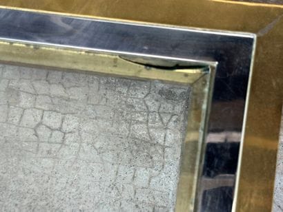 Romeo REGA (1925-1984).
Square coffee table...