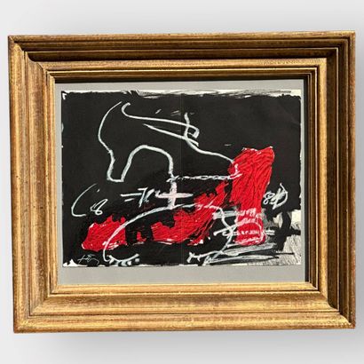 Antoni TAPIES (1923-2012).
Two shoes.
Color...