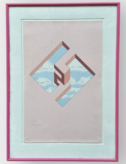 Oscar REUTERSVÄRD (1915-2002) 
Composition...