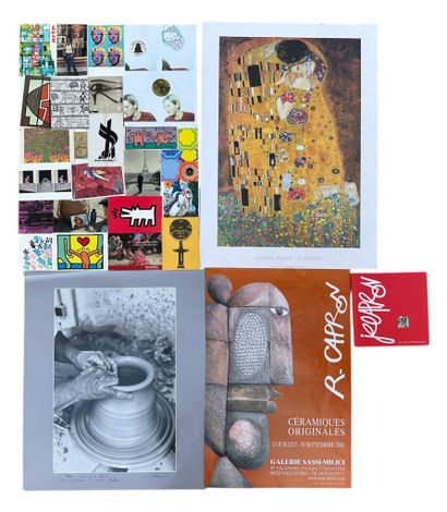 Roger CAPRON (1922-2006) 
Set including :
-Poster...