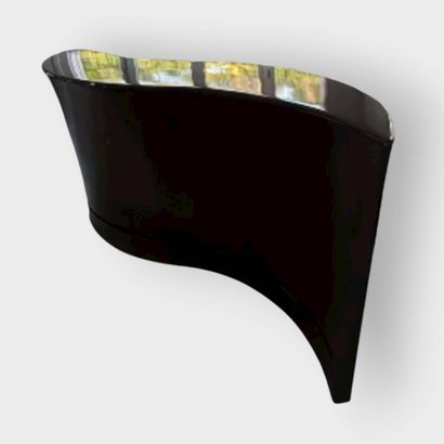 Large custom-made polymorphic bar in brown-tinted...