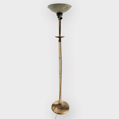 MULTIPLO.
Halogen floor lamp in plexiglass...
