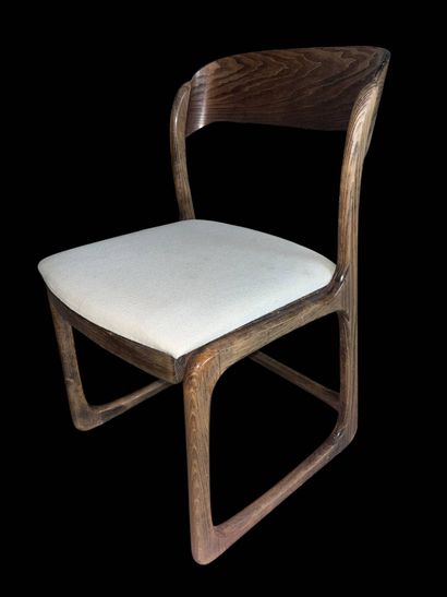 BAUMANN
Suite of 4 chairs model Traineau,...
