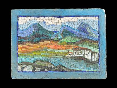 Heidi MELANO (1929-2014)
Mountain and lake...