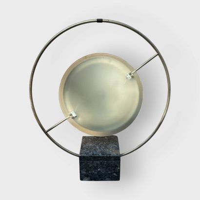 Lucien GAU (XX)
Saturn model lamp with circular...