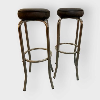 French work, 1950s/1960s 
Three bar stools...