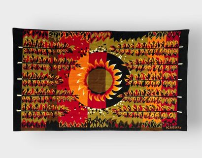 Jean-Claude BISSERY (XXth)
Orange sun
Tapestry....