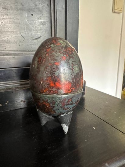 Hans HEDBERG (1917-2007) 
Ceramic egg carton....