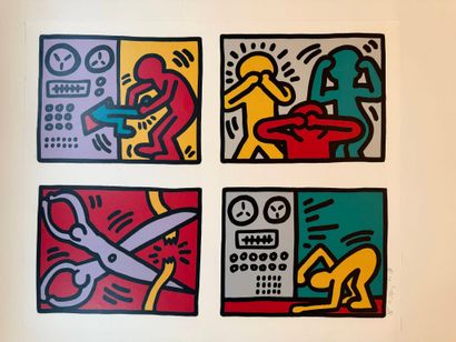 Keith HARING (1958-1990), after
Pop Shop...
