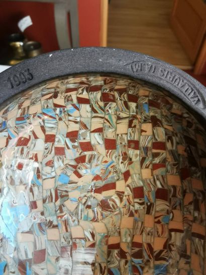 GERBINO
Medici-shaped vase in polychrome...