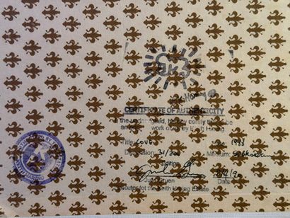 Keith HARING (1958-1990), after
Stamp in...