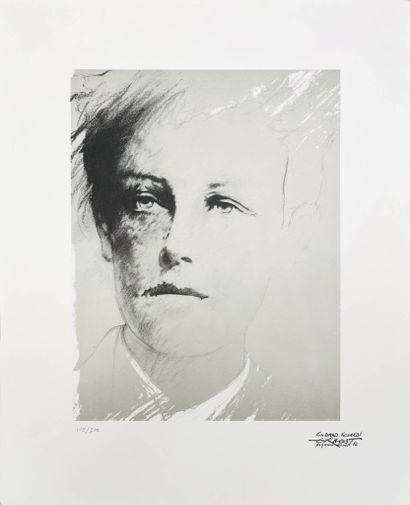 Ernest PIGNON-ERNEST
Arthur Rimbaud - 1986
Two...