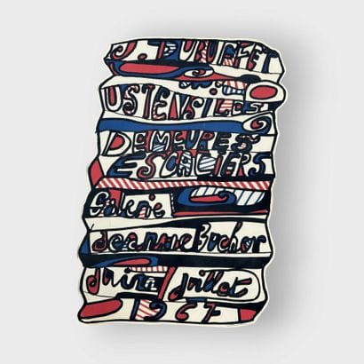 Jean DUBUFFET (1901-1985)
Ustensiles de mesures...