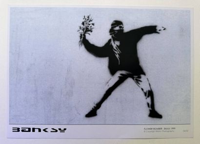 BANKSY (1973), based on
Flower Bomber - 1998
Photolithograph...