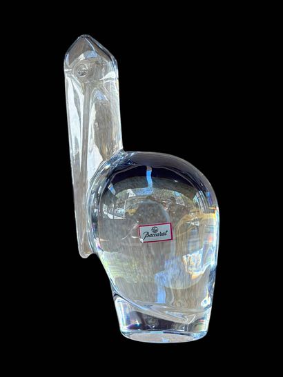 BACCARAT
Pelican
Crystal sculpture 
Signed...