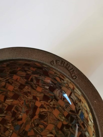 GERBINO
Medici-shaped vase in polychrome...