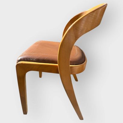 MARCO SEATS
Set of 6 beechwood chairs with...