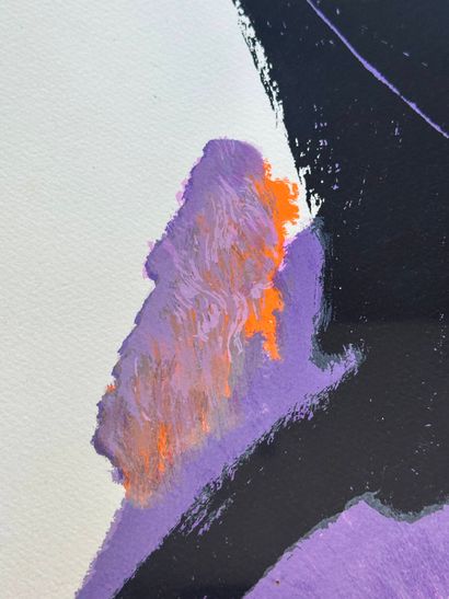 Jean MIOTTE (1926-2016)
Abstract orange and...