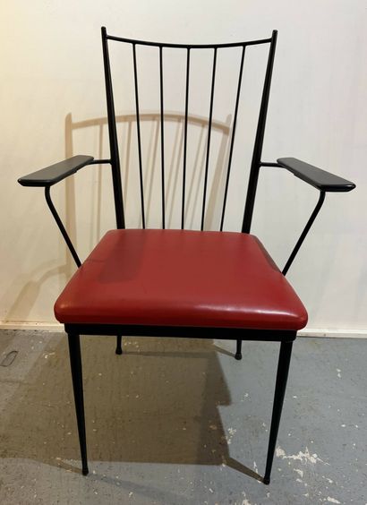 Colette GUEDEN (1905-2000) 
Pair of armchairs...