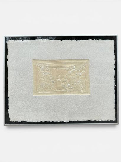 André COTTAVOZ (1922-2012)
Embossing
1992
Signed...
