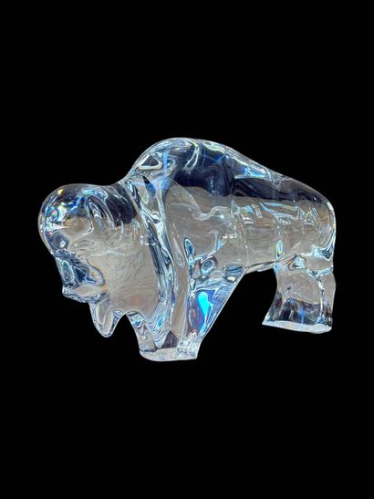 BACCARAT
Buffalo
Crystal proof 
Mark underneath
13...