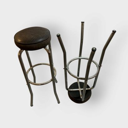 French work, 1950s/1960s 
Three bar stools...