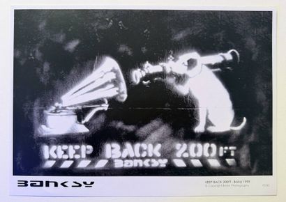 BANKSY (1973), based on
Keep Back : 200FT...