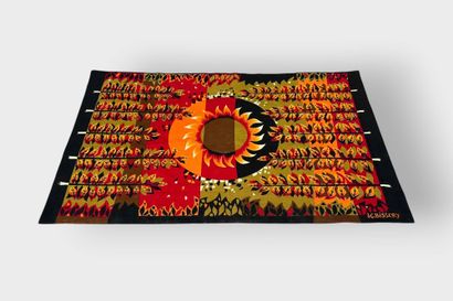 Jean-Claude BISSERY (XXth)
Orange sun
Tapestry....