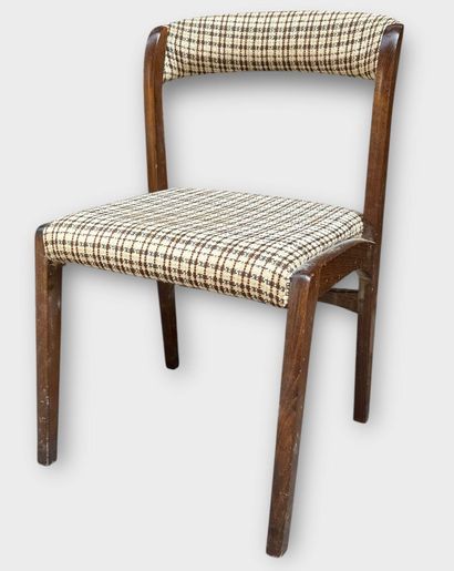 BAUMANN
Suite of 6 Scandinavian-style chairs...