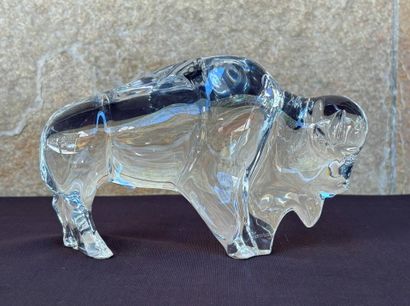BACCARAT
Buffalo
Crystal proof 
Mark underneath
13...