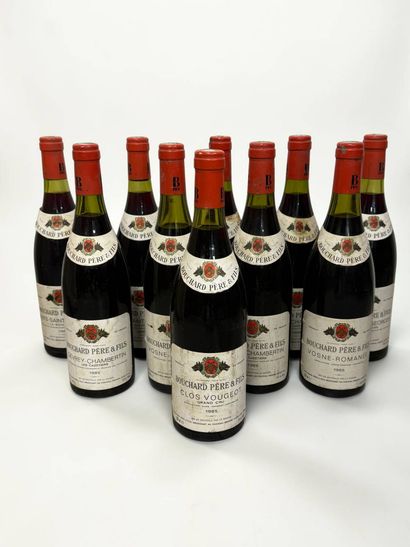 10 Bottles - Clos Vougeot Grand Cru Bouchard...