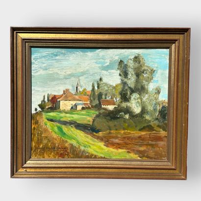 Pierre-Eugène CLAIRIN (1897-1980) 
Village...