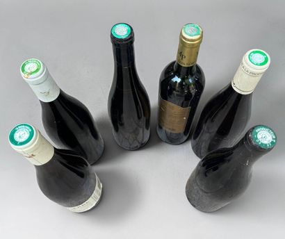 Set of 6 bottles of wine :
-1 bottle Chassagne-Montrachet...