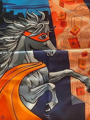 HERMÈS 
Silk twill square printed Limited...