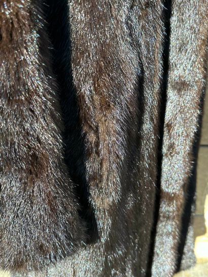 Rameline FERRARI in CANNES
Long mink coat...