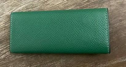 HERMÈS 
Epsom leather key ring. 
*Sold by...