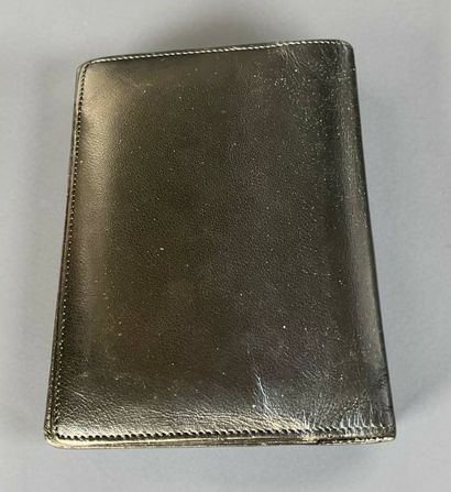 MONTBLANC
Memo holder in smooth black leather,...