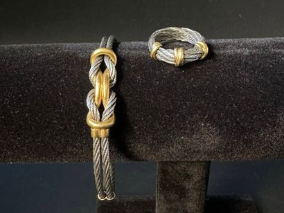 FRED in the taste of
Ring and bracelet in...