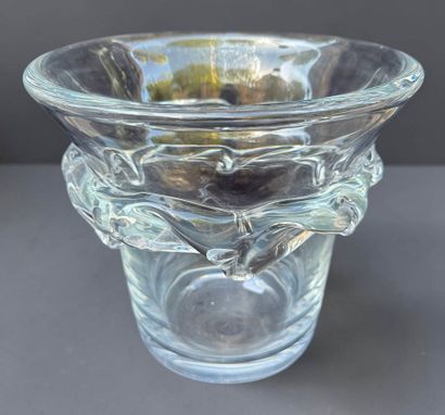 DAUM
Ice bucket with flared neck
Signed
24...