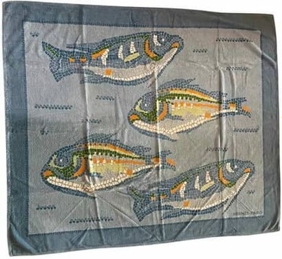 HERMÈS 
Rare Towel / Sheet / Beach mat in...
