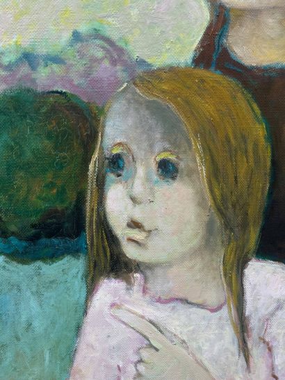 Guy DEMUN (1938)
Three children and a white...