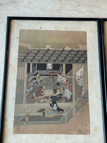 Utagawa HIROSHIGE (1797-1858), after
Three...