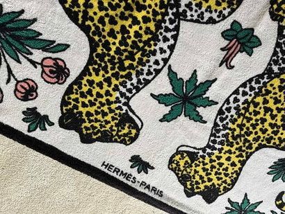 HERMÈS Towel / Sheet / Beach mat in Double...