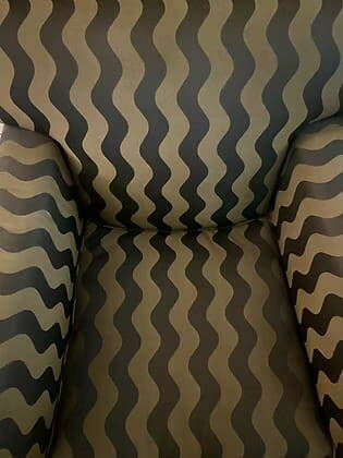 CHRISTIAN LIAIGRE 
Pair of armchairs Fabric...
