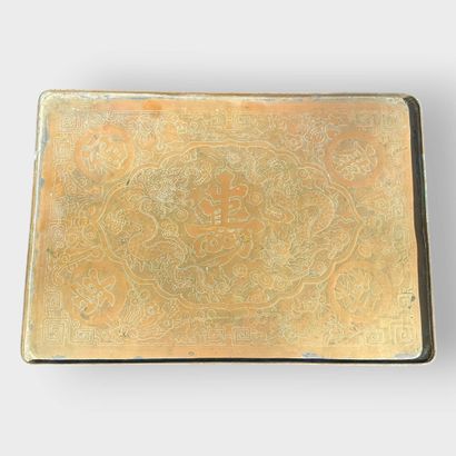 Tripod perfume burner in gilded metal alloy,...