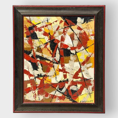 Jacques LOSSOUARN (XX) 
Abstract composition
Oil...