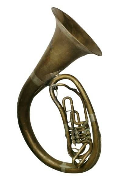 Brass helicon musical instrument.
Length...