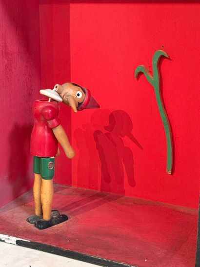 ANONYMOUS
Pinocchio
Wood sculpture
39.5 x...