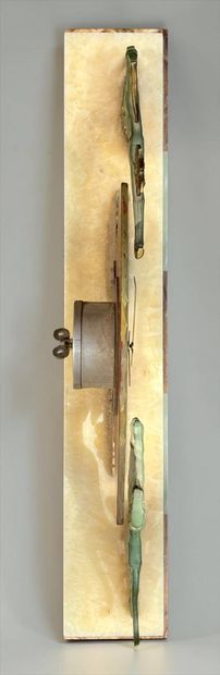 PERREAUX DIGOIN
Clock with mirror dial and...